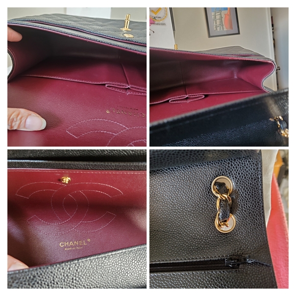 Chanel Classic Jumbo Black Caviar Gold Hw - Picture 9 of 16